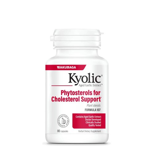 Kyolic Formula 107 Phytosterols For Cholesterol 80 cápsulas