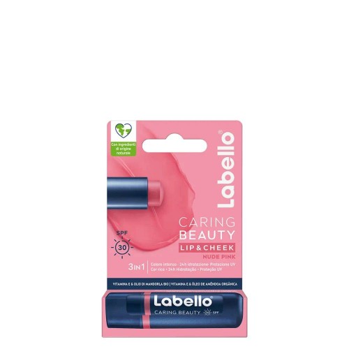 Labello Caring Beauty Lip & Cheek Nude Pink SPF30