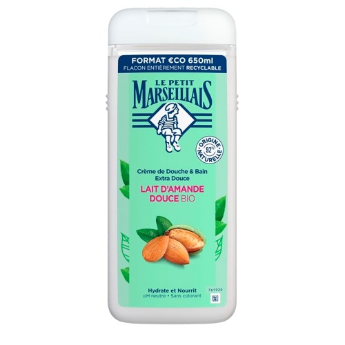Le Petit Marseillais Leite de Amêndoas Doces Gel de Banho 650ml