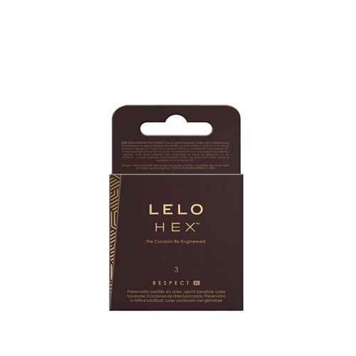Lelo HEX Respect XL 3 Preservativos