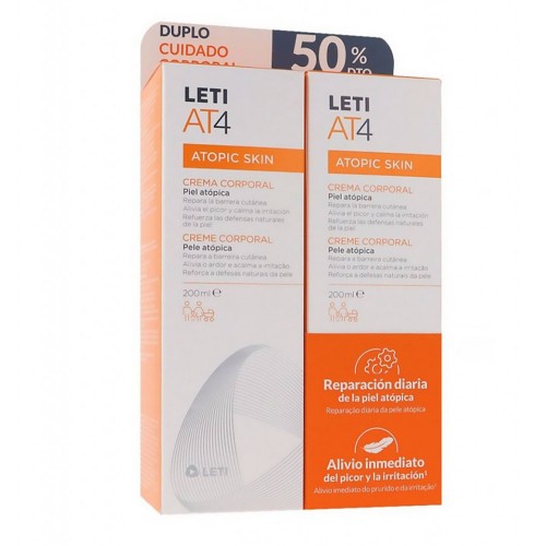 Leti AT4 Creme Corporal 2x200ml Preço Especial