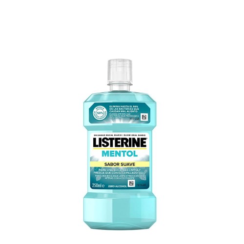 Listerine Mentol Sabor Suave 250ml
