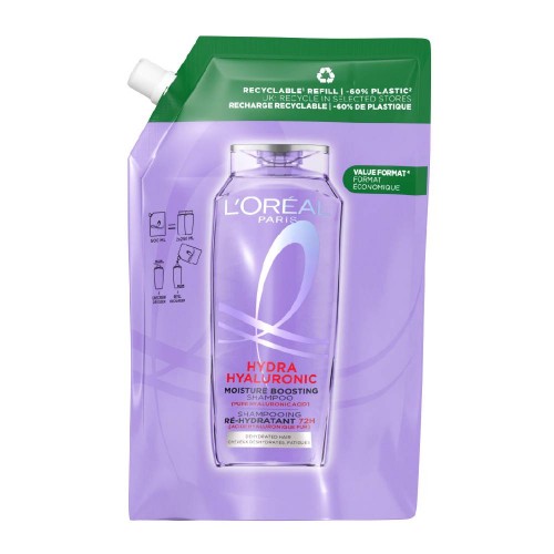 L'Oréal Paris Elvive Hidra Hialurónico Shampoo Recarga 500ml