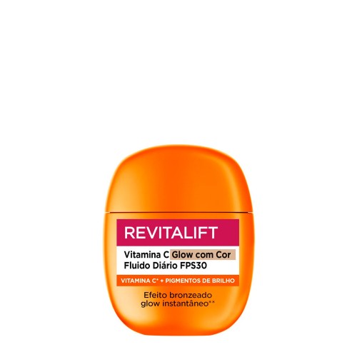 L'Oréal Paris Revitalift Vitamina C Glow com Cor Fluido Diário SPF30 40ml