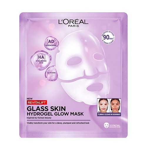 L'Oréal Paris Revitalift Glass Skin Máscara de Hidrogel