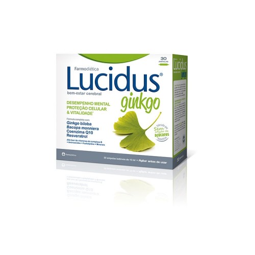 Lucidus Ginkgo 30 ampolas