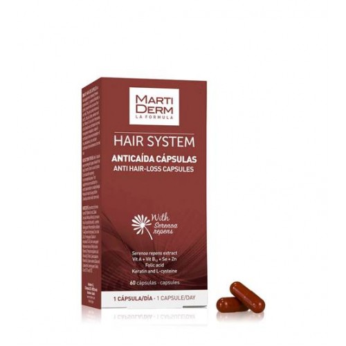 Martiderm Hair System Antiqueda 60 cápsulas