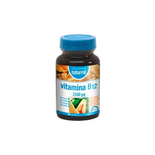 Naturmil Vitamina B12 2500 µg 60 comprimidos