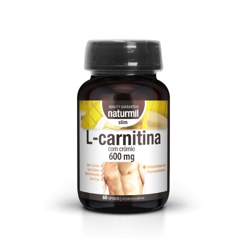 Naturmil L-Carnitina 600mg 60 cápsulas