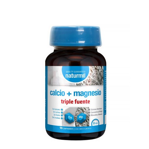 Naturmil Cálcio + Magnésio Tripla Fonte 90 comprimidos