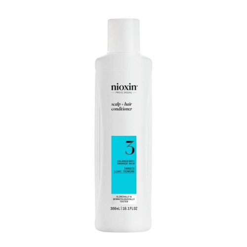 Nioxin Sistema 3 Condicionador para Cabelo com Coloração com Perda de Densidade Ligeira 300ml