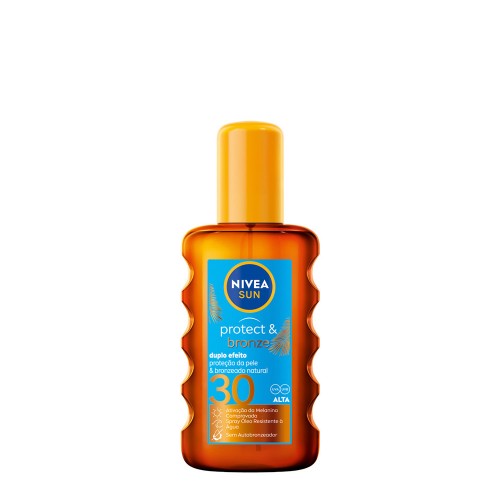 Nivea Sun Protect & Bronze Spray Óleo SPF30 200ml