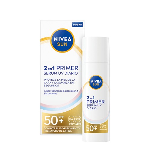 Nivea Sun Primer Sérum 2 em 1 SPF50+ 30ml
