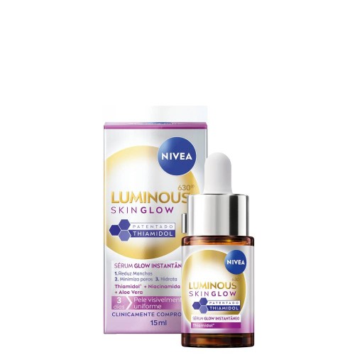 Nivea Luminous 630 Skin Glow Sérum Glow Instântaneo 15ml
