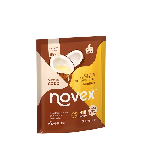 Novex Óleo de Coco Creme de Tratamento 300g Recarga