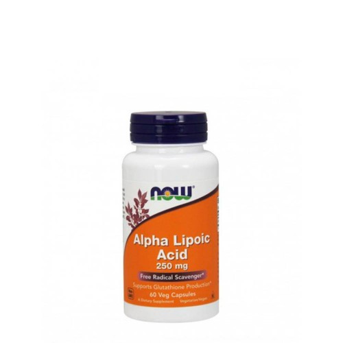 Now Alpha Lipoic 250mg 60 cápsulas