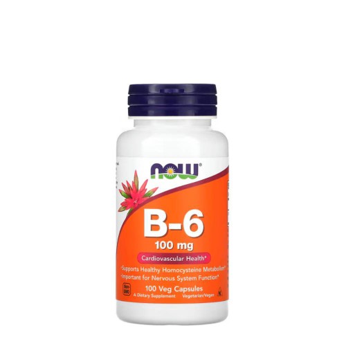 Now Vitamina B-6 100mg 100 cápsulas