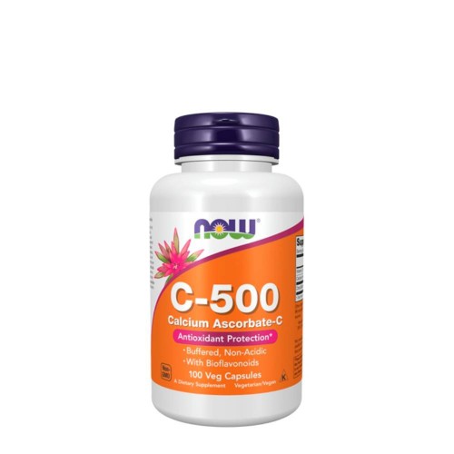 Now C-500 Calcium Ascorbate-C 100 cápsulas