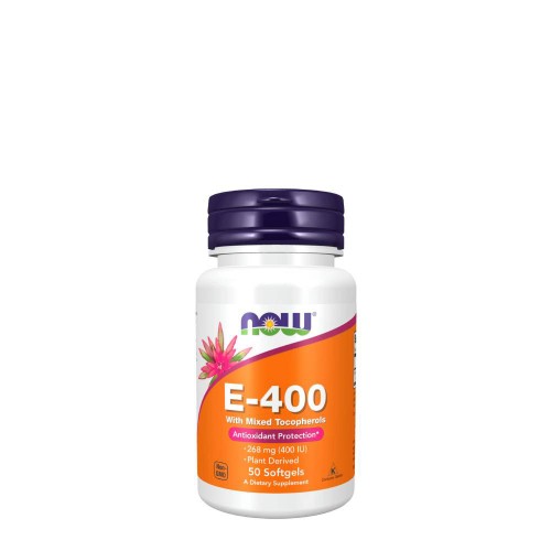 Now Vitamina E-400 - 50 cápsulas