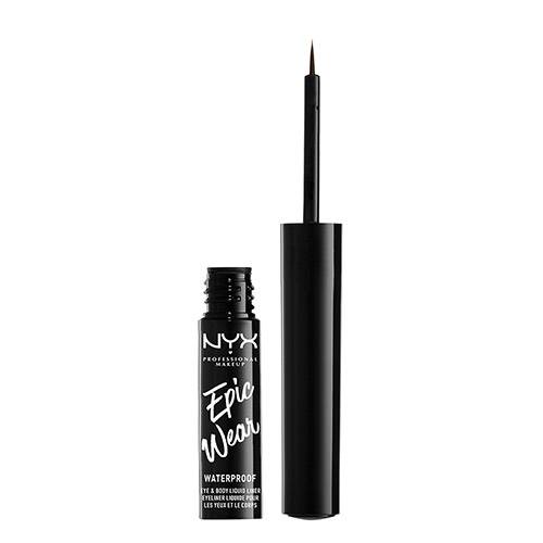 NYX Epic Wear Eyeliner Líquido/Gel Semi-Permanente - Brown 3.5ml