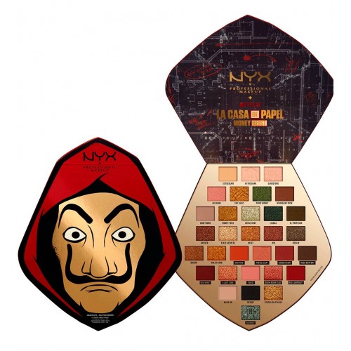 NYX Paleta Sombras Mask La Casa de Papel