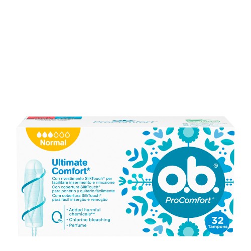 O.B. ProComfort Normal Tampão 32 unidades