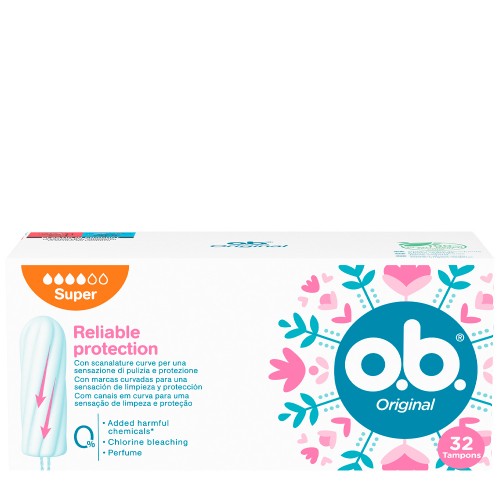 O.B. Original Super Tampão 32 unidades