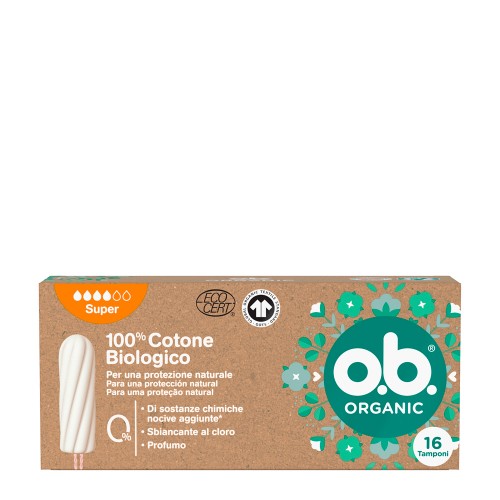 O.B. Organic Super Tampão 16 unidades