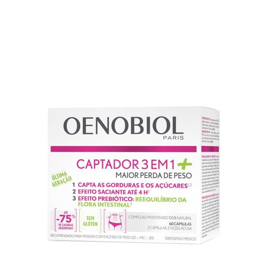 Oenobiol Captador 3 em 1 + 60 cápsulas