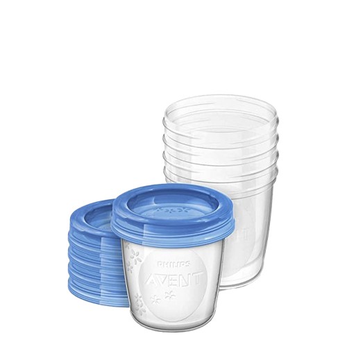 Philips Avent Recipientes para Conservação de  Leite Materno 5x180ml