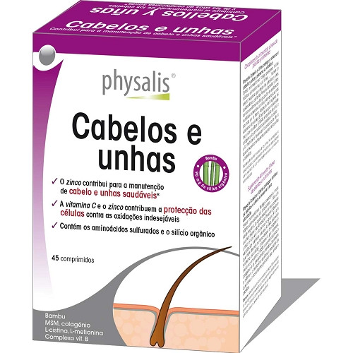 Physalis Cabelo e Unhas 45 Comprimidos