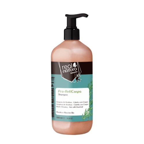 Real Natura Shampoo Sem Sal Pro-Anticaspa 500ml