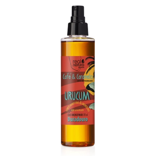 Real Natura Óleo Bronzeador Urucum Café e Caramelo 200ml