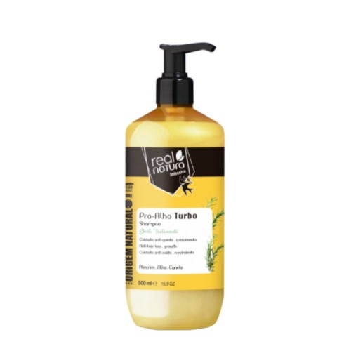 Real Natura Pro-Alho Turbo Shampoo sem Sal 500ml