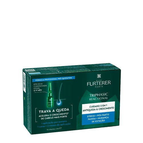René Furterer Triphasic Ampolas para Queda de Cabelo Reacional 12 doses