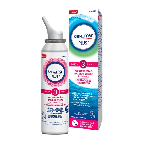 Rhinomer Plus+ Spray Nasal Força Forte 125ml
