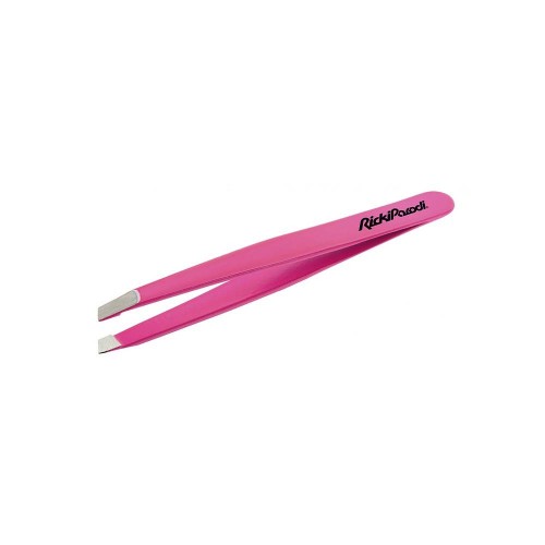 RickiParodi Pinça Oblíqua de Inox Rosa 9cm