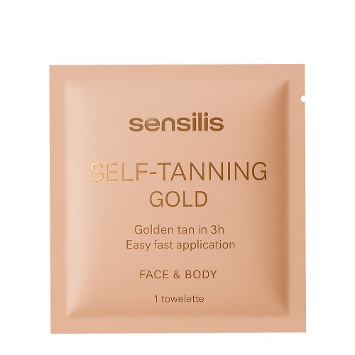 Sensilis Self-Tanning Gold Toalhitas Autobronzeadoras 6 unidades