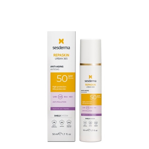 Sesderma Repaskin Urban 365 Fotoprotetor Antienvelhecimento SPF50 50ml