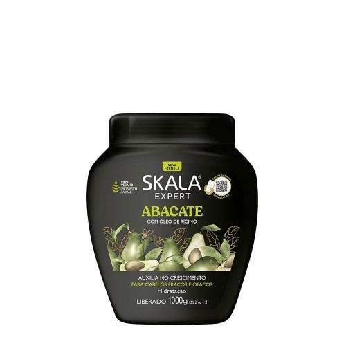 Skala Bomba de Vitaminas Abacate Creme Condicionador 1000ml