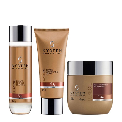 System Professional LuxeOil Trio Proteção Queratina