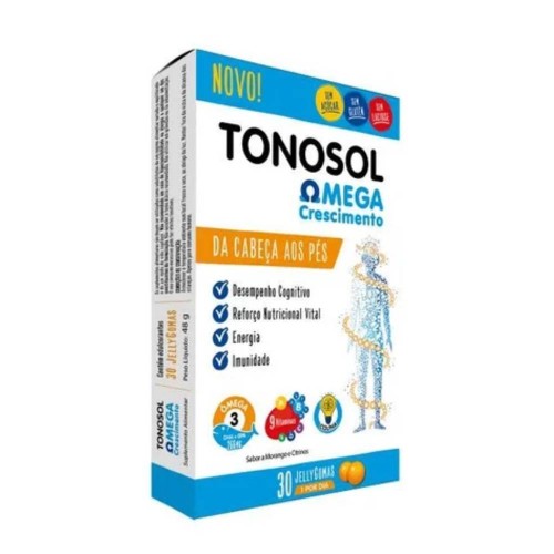 Tonosol Ómega Crescimento 30 jellygomas