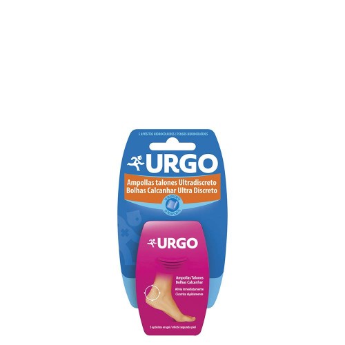 URGO Bolhas Calcanhar Ultra Discreto Pensos 5 unidades