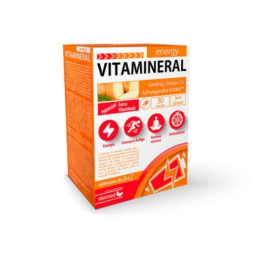 Vitamineral Energy 30 cápsulas