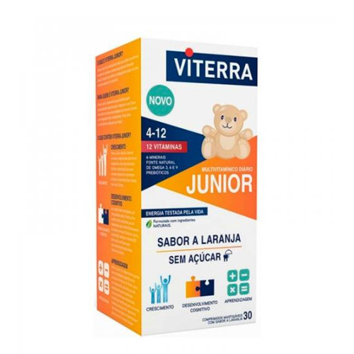 Viterra Junior 30 Comprimidos Mastigáveis