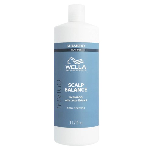 Wella Invigo Balance Shampoo para Couro Cabeludo Oleoso 1000ml